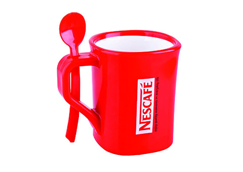 لیوان نشکن ABS تبلیغاتی با قاشق کد 122